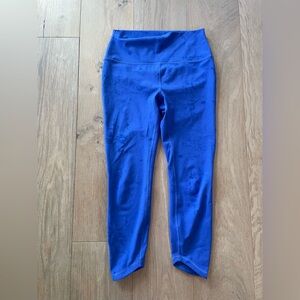 Spyder athletic bright blue workout leggings - size medium